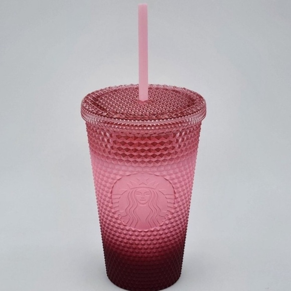 Starbucks Pink Gradient Studded Tumbler Fall Winter Holiday 2022 (16 oz )